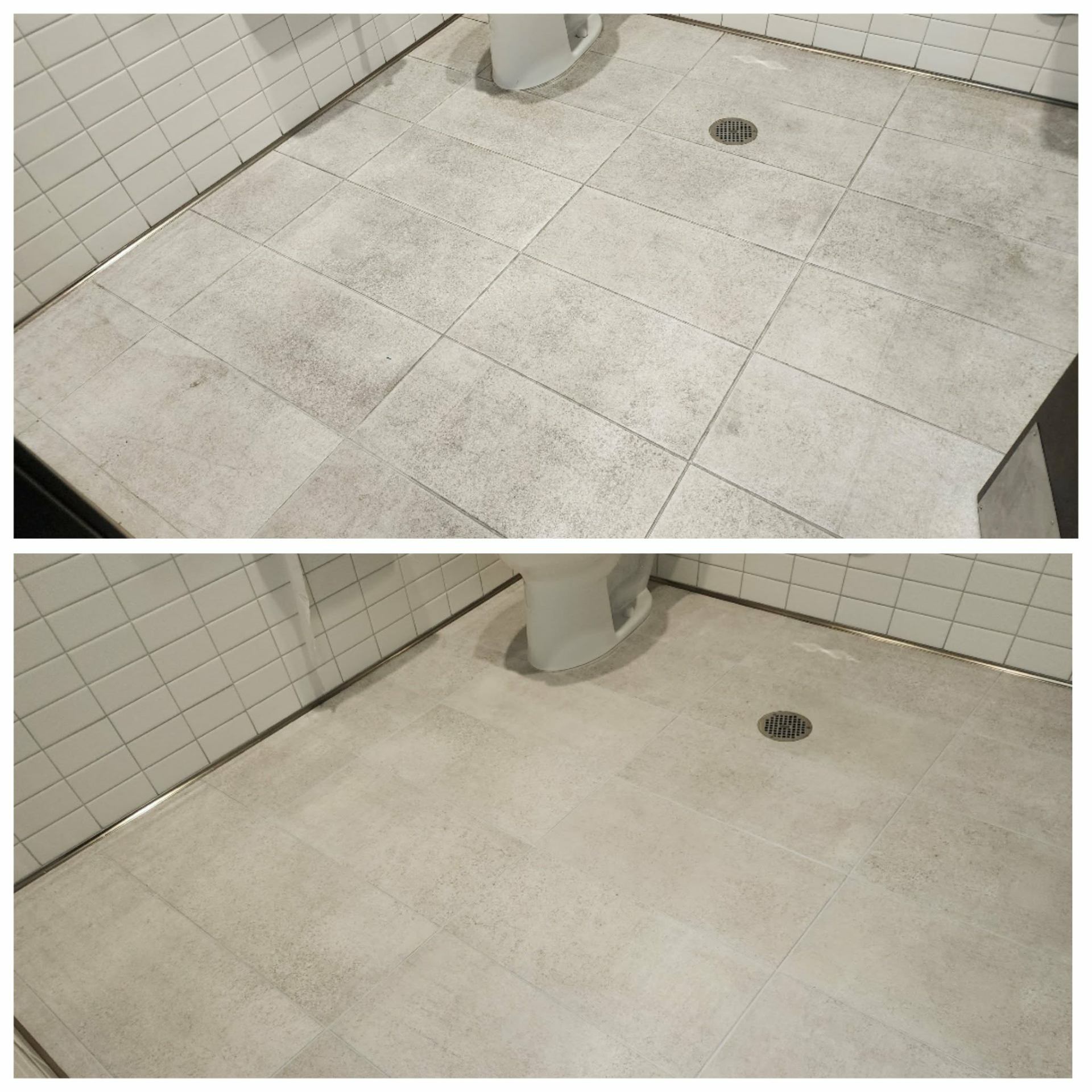 Tile shower cleaning and grout restoration in Mesa AZ